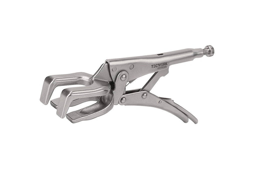 Rohrschweißergripzange Gesamt L.280mm Spann W.max.70mm TECWERK