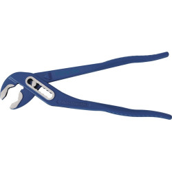 Wasserpumpenzange L.240mm Spann W.33mm pol.blau TECWERK