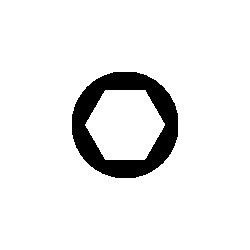 Sechskantsteckschlüssel SW 8mm Klingen L.125mm Gesamt L.240mm 3K Griff TECWERK Sechskantsteckschlüssel SW 8mm Klingen L.125mm Gesamt L.240mm 3K Griff TECWERK