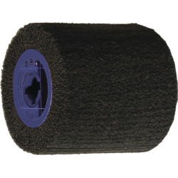 Satinierwalze Vlies 800 ultra fine grau Ø110xB100mm 19mm TECWERK