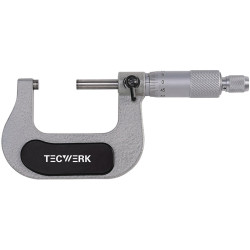 Bügelmessschraube DIN 863 1 25 50mm Spindel D.6,5mm TECWERK Bügelmessschraube DIN 863 1 25 50mm Spindel D.6,5mm TECWERK