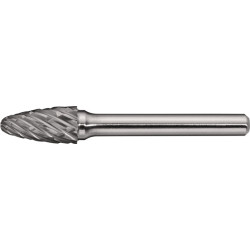 Frässtift RBF Special Steel D.6mm Kopf L.18mm Schaft D.6mm HM Verz.Kreuz TECWERK Frässtift RBF Special Steel D.6mm Kopf L.18mm Schaft D.6mm HM Verz.Kreuz TECWERK