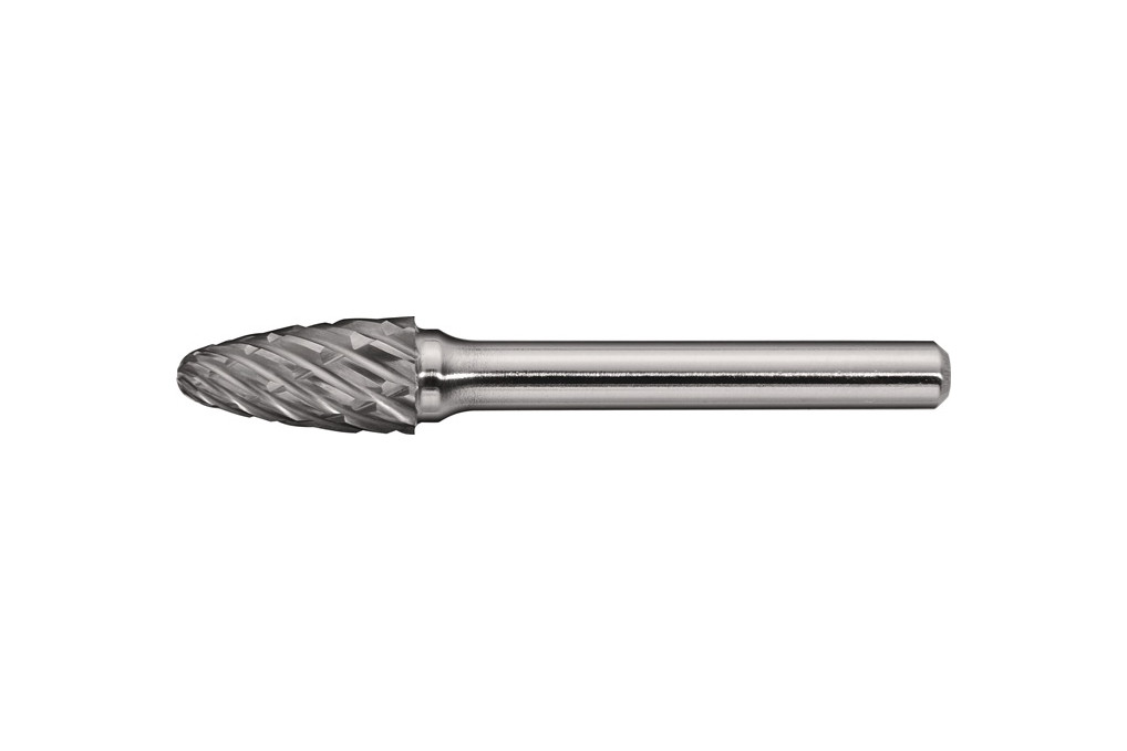 Frässtift RBF Special Steel D.6mm Kopf L.18mm Schaft D.6mm HM Verz.Kreuz TECWERK