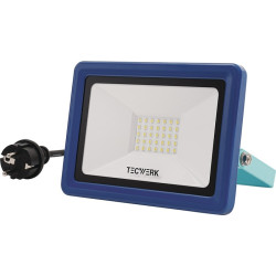 LED Strahler 50 W 4250 lm 2m H05RN F 3x1mm² IP65 TECWERK