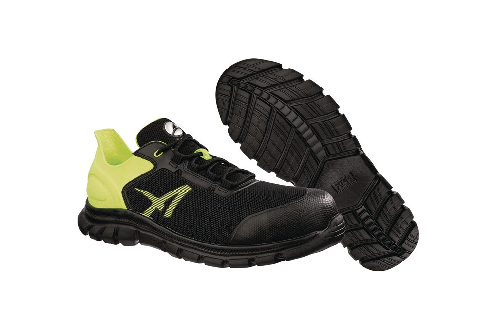 Sicherheitsschuh OCTANE YELLOW LOW Gr.43 schwarz lime S1PS SR EN ISO 20345:2022