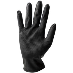 Einw. Handsch.Grip Schwarz Gr.8 schwarz Nitril 50 St. Box Einw. Handsch.Grip Schwarz Gr.8 schwarz Nitril 50 St. Box