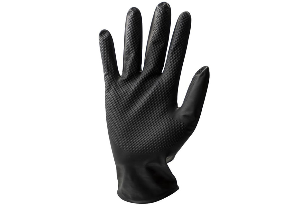 Einw. Handsch.Grip Schwarz Gr.9 schwarz Nitril 50 St. Box