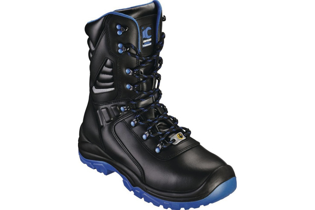 Sicherheitsstiefel TORGAU Gr.44 W.11 schwarz blau S3S FO SR ESD EN20345