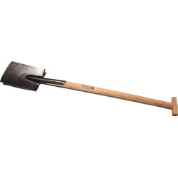 Gärtnerspaten m.Eschen T Stiel 250x160mm KRUMPHOLZ