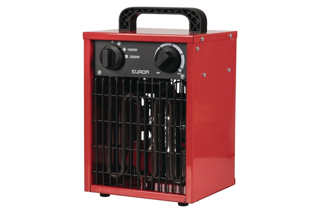 Elektroheizer 271,8 m³ h 0 1000 2000 W 16 A EUROM