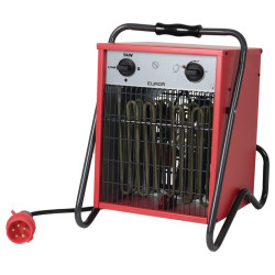Elektroheizer 345 m³ h 0 4500 9000 W 16 A EUROM