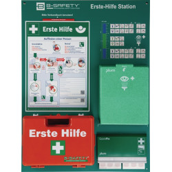 Erste Hilfe Station B800xH600xT150ca.mm Grün Weiß B SAFETY Erste Hilfe Station B800xH600xT150ca.mm Grün Weiß B SAFETY