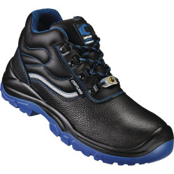 Sicherheitsstiefel ANKLAM Gr.40 W.10,5 schwarz blau S3 FO SR ESD EN20345