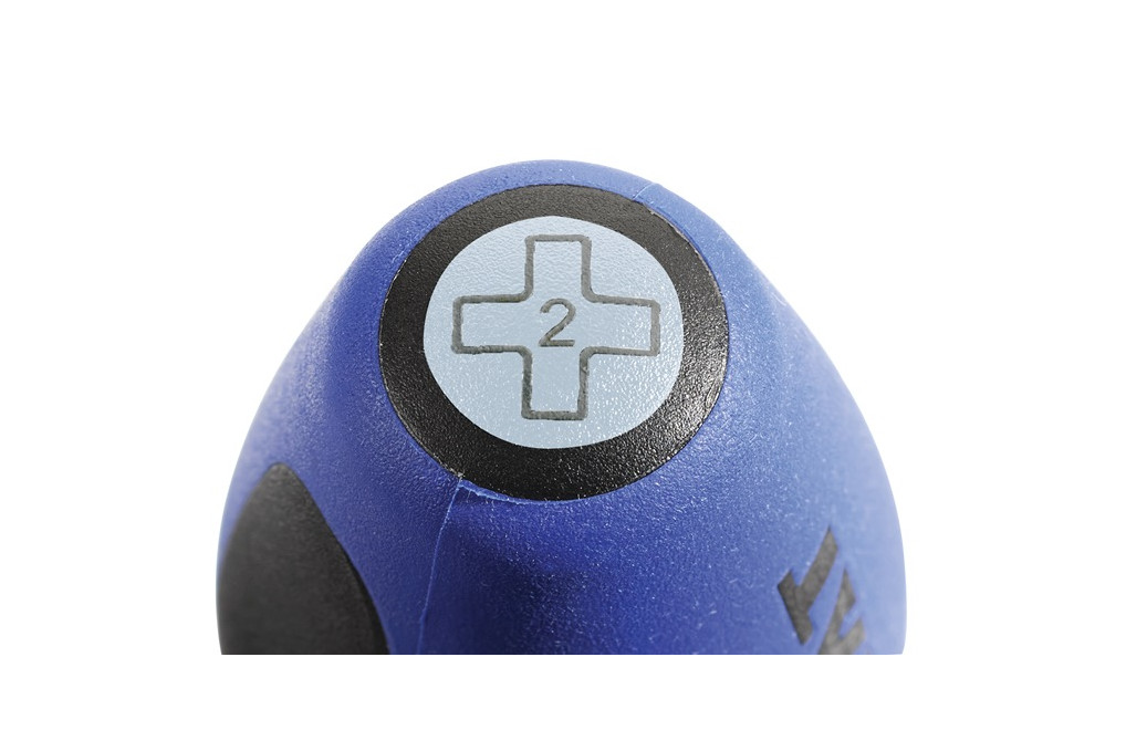 Schraubendreher Gr.PH 1 Klingen L.80mm 3K Griff Rundkl.TECWERK