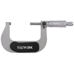 Bügelmessschraube DIN 863 1 50 75mm Spindel D.6,5mm TECWERK