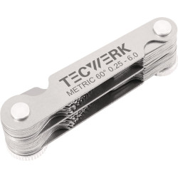 Gewindeschablone M G 60Grad BSW 55Grad Bl.52 St.TECWERK