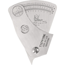 Schweißnahtspeziallehre Ablesegenauigkeit 0,1mm TECWERK