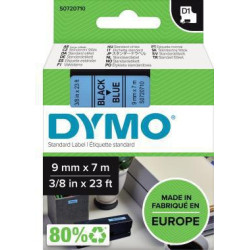 DYMO Schriftbandkassette D1 S0720710 9mmx7m schwarz auf blau