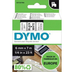 DYMO Schriftbandkassette D1 S0720780 6mmx7m sw auf ws DYMO Schriftbandkassette D1 S0720780 6mmx7m sw auf ws