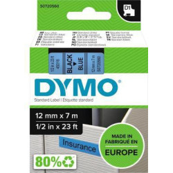 DYMO Schriftbandkassette D1 S0720560 12mmx7m sw auf bl