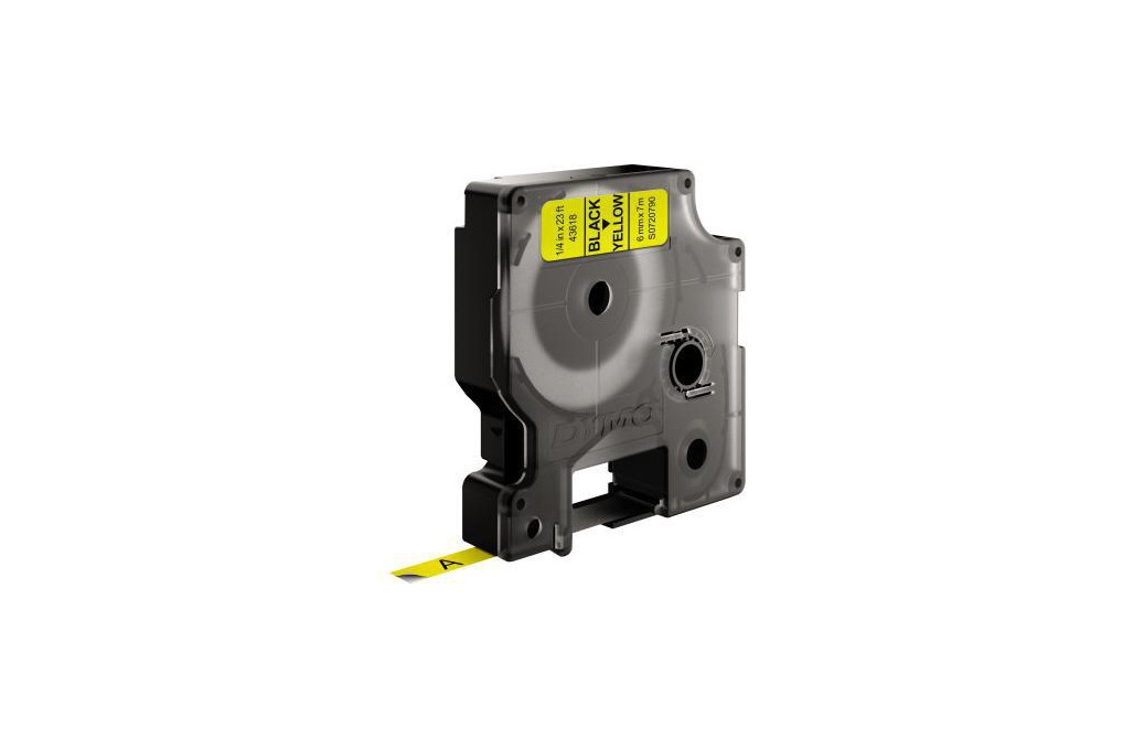 DYMO Schriftbandkassette D1 S0720790 6mmx7m sw auf ge