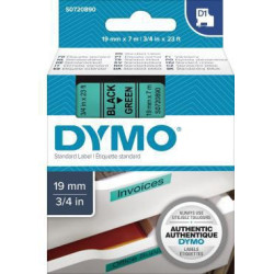 DYMO Schriftbandkassette D1 S0720890 19mmx7m sw auf gr DYMO Schriftbandkassette D1 S0720890 19mmx7m sw auf gr