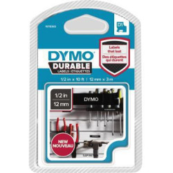 DYMO Schriftbandkassette D1 1978365 12mmx3m ws auf sw
