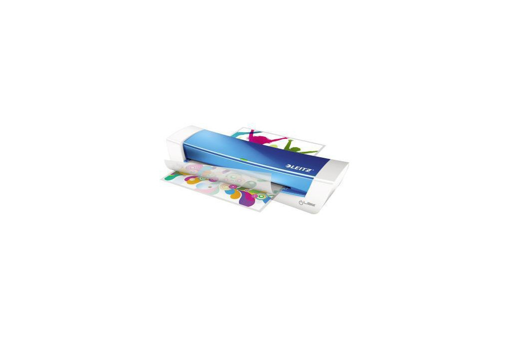 Leitz Laminiergerät iLAM HomeOffice 73680036 DIN A4 weiß blau Leitz Laminiergerät iLAM HomeOffice 73680036 DIN A4 weiß blau