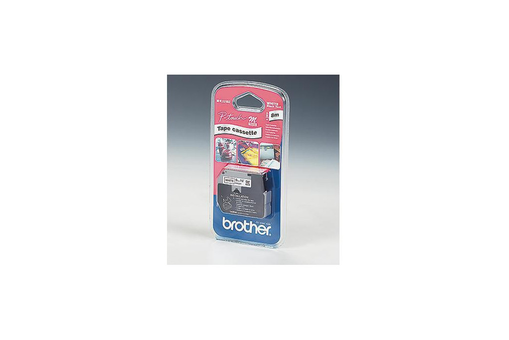 Brother Schriftbandkassette MK221BZ 9mmx8m unlaminiert sw auf ws Brother Schriftbandkassette MK221BZ 9mmx8m unlaminiert sw auf ws