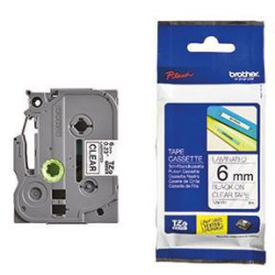 Brother Schriftbandkassette TZE111 6mmx8m laminiert sw auf fl Brother Schriftbandkassette TZE111 6mmx8m laminiert sw auf fl