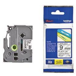 Brother Schriftbandkassette TZE121 9mmx8m laminiert sw auf fl