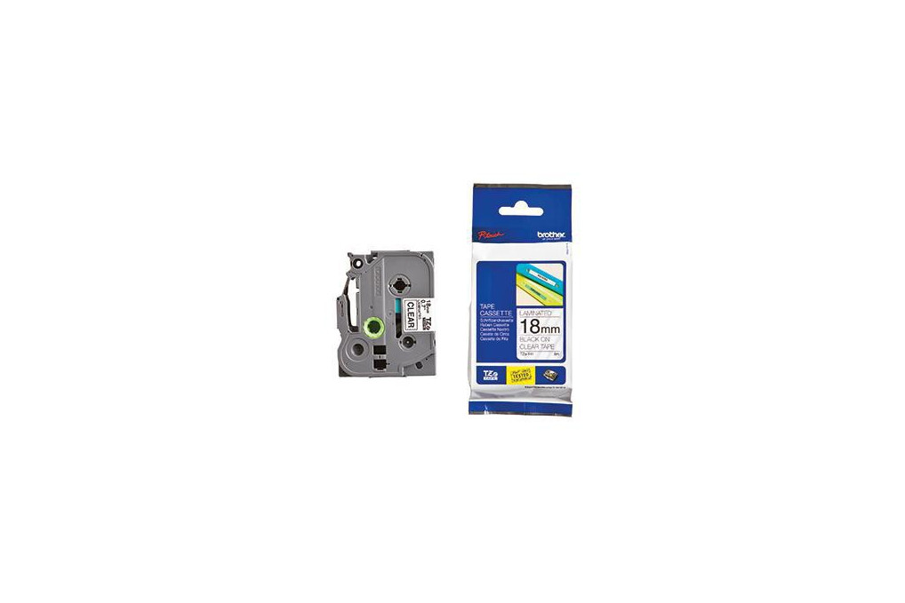 Brother Schriftbandkassette TZE141 18mmx8m laminiert sw auf fl