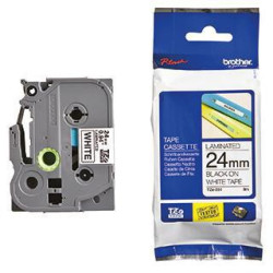 Brother Schriftbandkassette TZE251 24mmx8m laminiert sw auf ws Brother Schriftbandkassette TZE251 24mmx8m laminiert sw auf ws