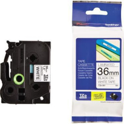 Brother Schriftbandkassette TZE261 36mmx8m laminiert sw auf ws