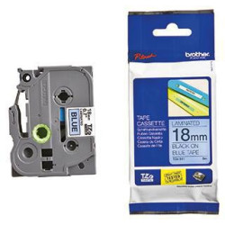 Brother Schriftbandkassette TZE541 18mmx8m laminiert sw auf blau