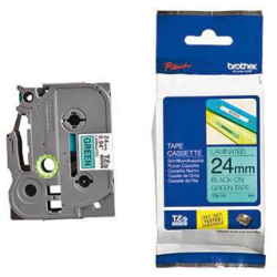 Brother Schriftbandkassette TZE751 24mmx8m laminiert sw auf gn