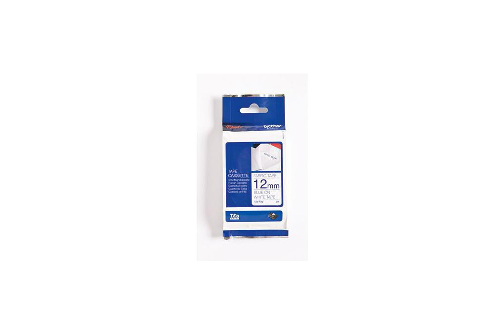 Brother Schriftbandkassette TZEFA3 12mmx3m unlaminiert bl auf ws Brother Schriftbandkassette TZEFA3 12mmx3m unlaminiert bl auf ws