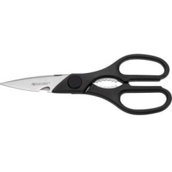 Schere Multi Allround beidhändig 20cm Kunststoff Flaschenöffner sw Schere Multi Allround beidhändig 20cm Kunststoff Flaschenöffner sw