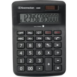 Soennecken Tischrechner CS900 8662 schwarz Soennecken Tischrechner CS900 8662 schwarz