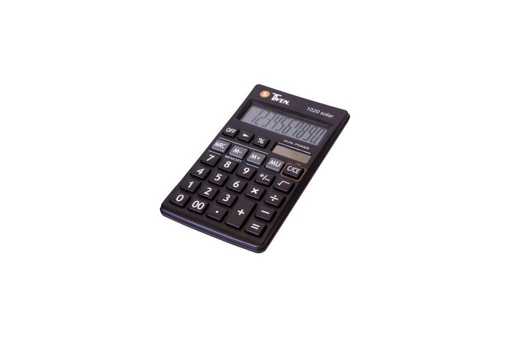 TWEN Taschenrechner TW 1020 584 schwarz