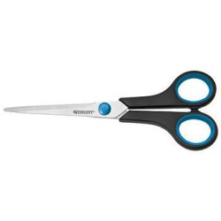 Westcott Schere Easy Grip E 30271 00 18cm Stahl schwarz blau