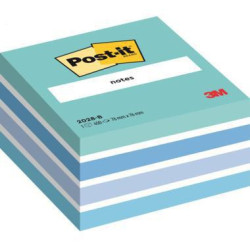 Post it Haftnotizwürfel 2028B 76x45x76mm 450Blatt pastellblau Post it Haftnotizwürfel 2028B 76x45x76mm 450Blatt pastellblau