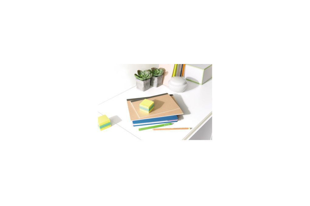 Post it Haftnotizwürfel Mini 2051 U 51x40x51mm 400Bl. sortiert