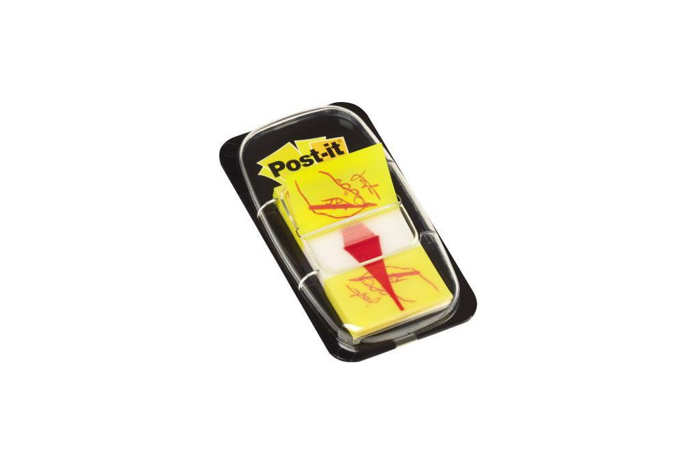 Post it Haftstreifen Index Symbol 680 31 Unterschrift gelb 50Blatt