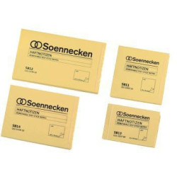 Soennecken Haftnotiz 5813 75x50mm 100Blatt gelb Soennecken Haftnotiz 5813 75x50mm 100Blatt gelb