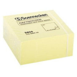 Soennecken Haftnotizwürfel 5804 75x75mm 400Blatt gelb