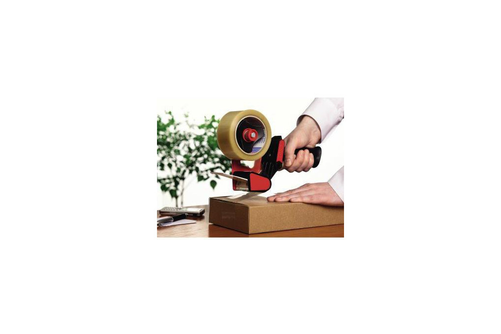 tesa Packbandabroller tesapack 56403 00000 schwarz rot
