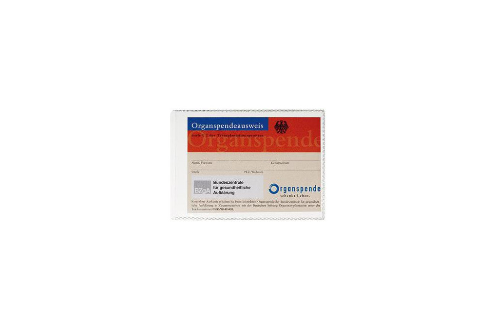 DURABLE Ausweishülle 213419 74x105mm Polypropylen transparent