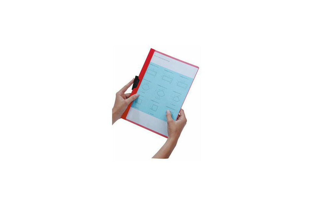 DURABLE Klemmmappe DURACLIP 60 220902 DIN A4 Hartfolie weiß