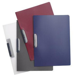 DURABLE Klemmmappe DURASWING 229037 DIN A4 transparent graphit